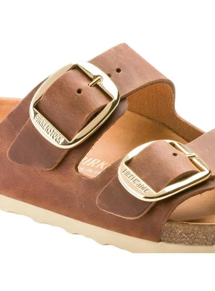 Sandalias para mujer Birkenstock big buckle marrón 