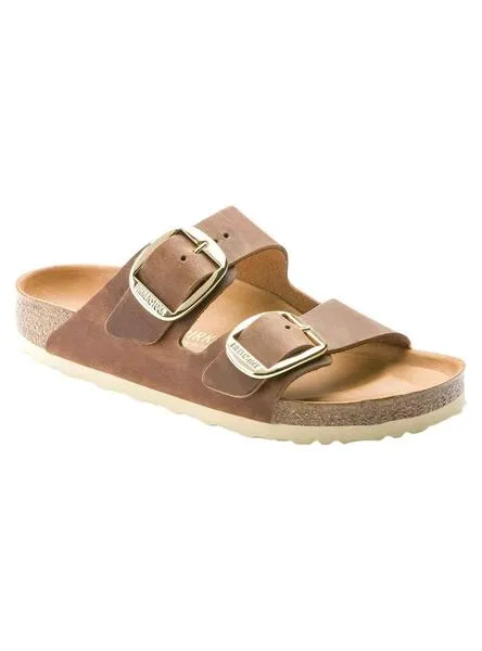 Sandalias para mujer Birkenstock big buckle marrón 