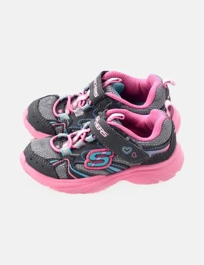 Skechers Deportiva gris estampada
