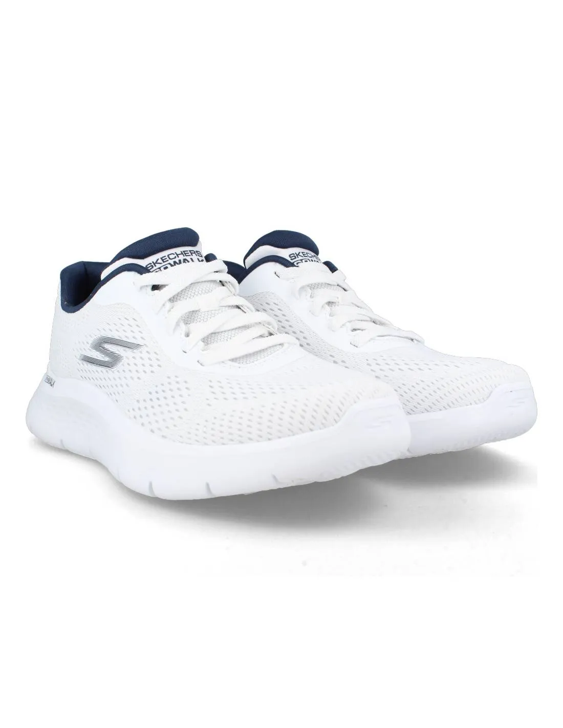 SKECHERS  DEPORTIVAS GO WALK FLEX REMARK WHITE NAVY