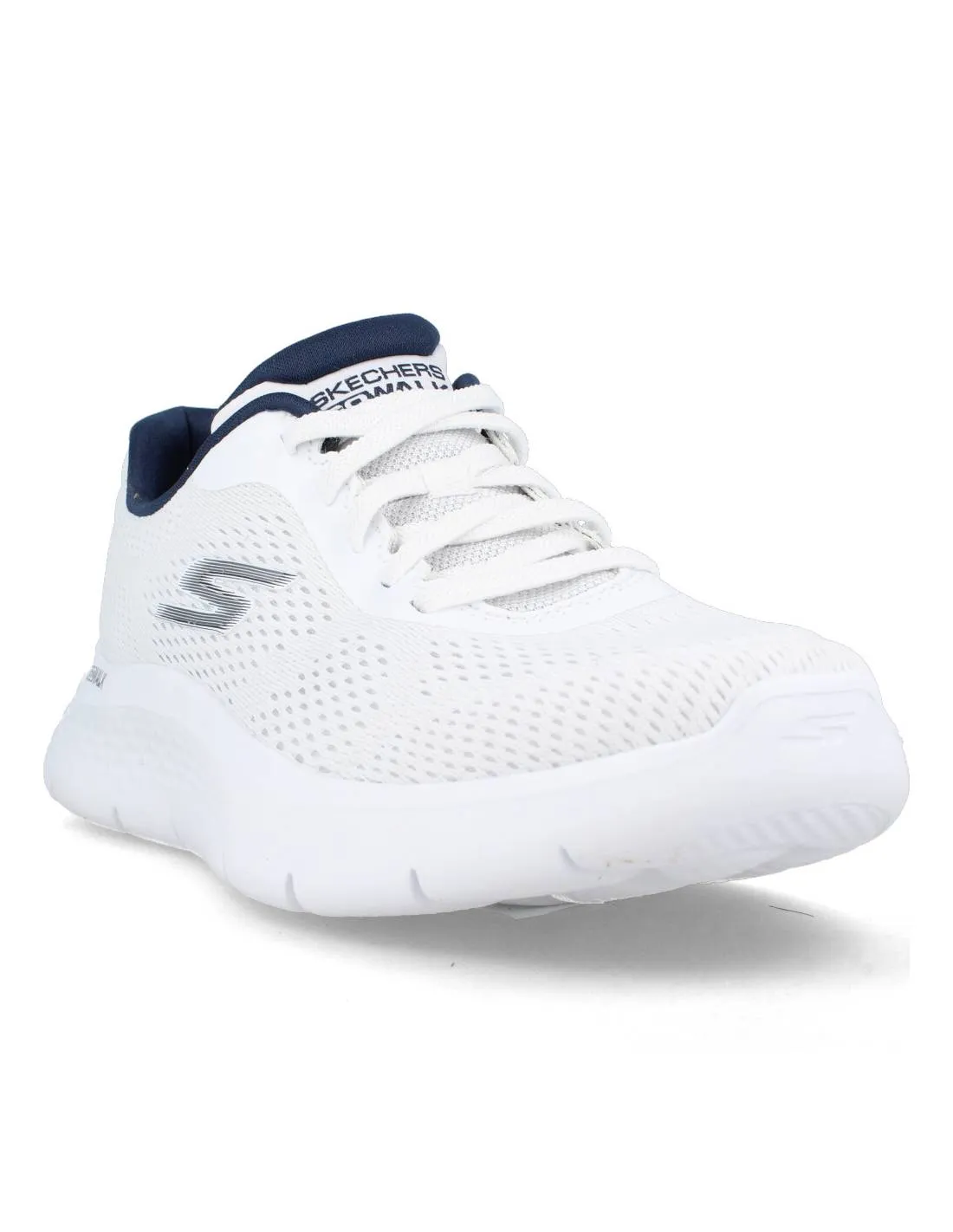 SKECHERS  DEPORTIVAS GO WALK FLEX REMARK WHITE NAVY