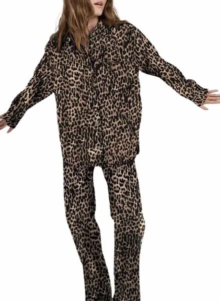 Sobrecamisa Only Anlie leopardo para mujer