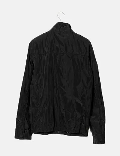 Springfield Chaqueta negra impermeable
