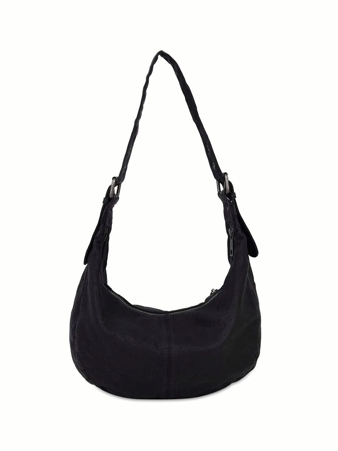 Stella Small Zipper Washed black