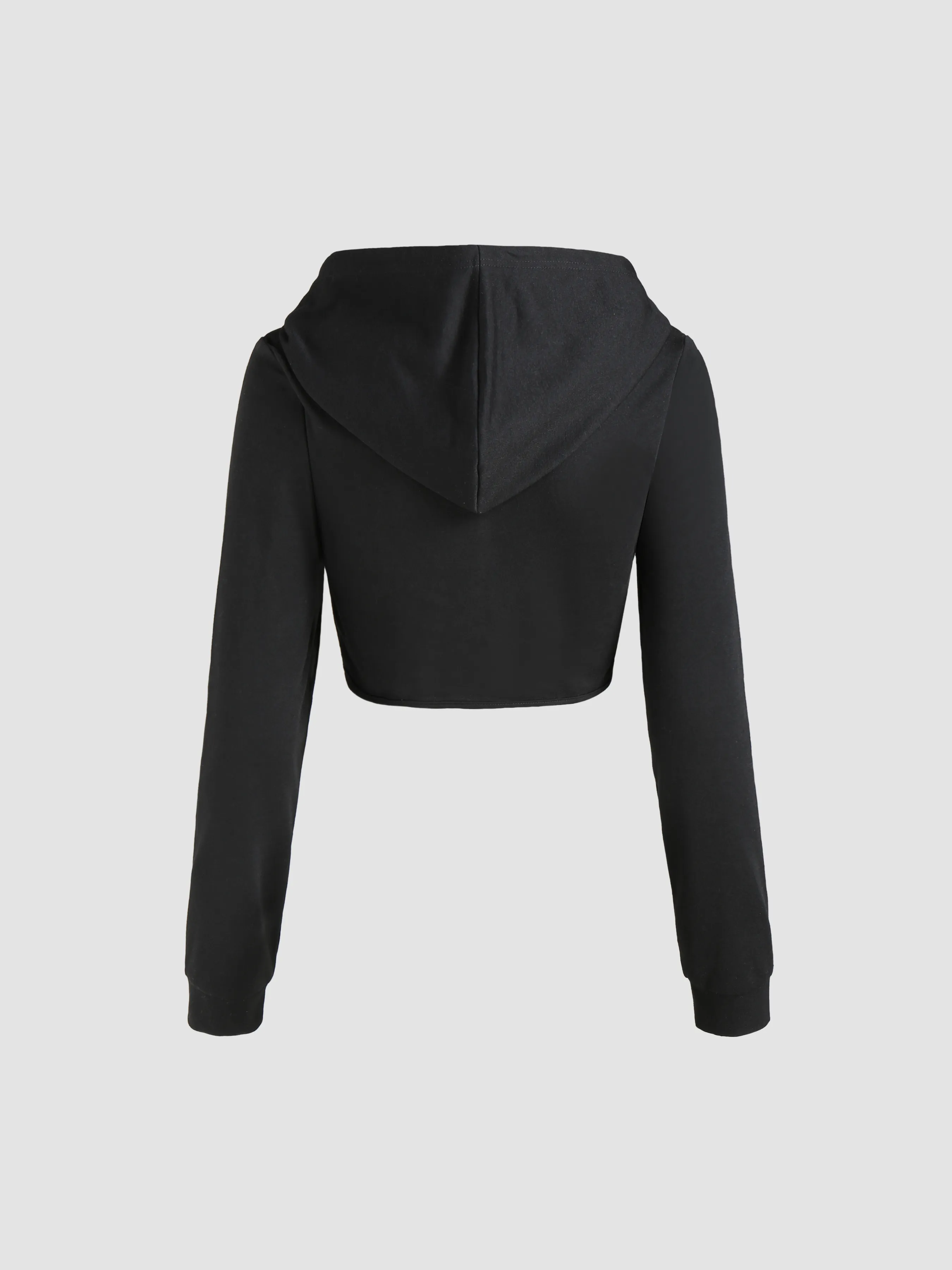  Sudadera con Capucha y Cordones Sólidos