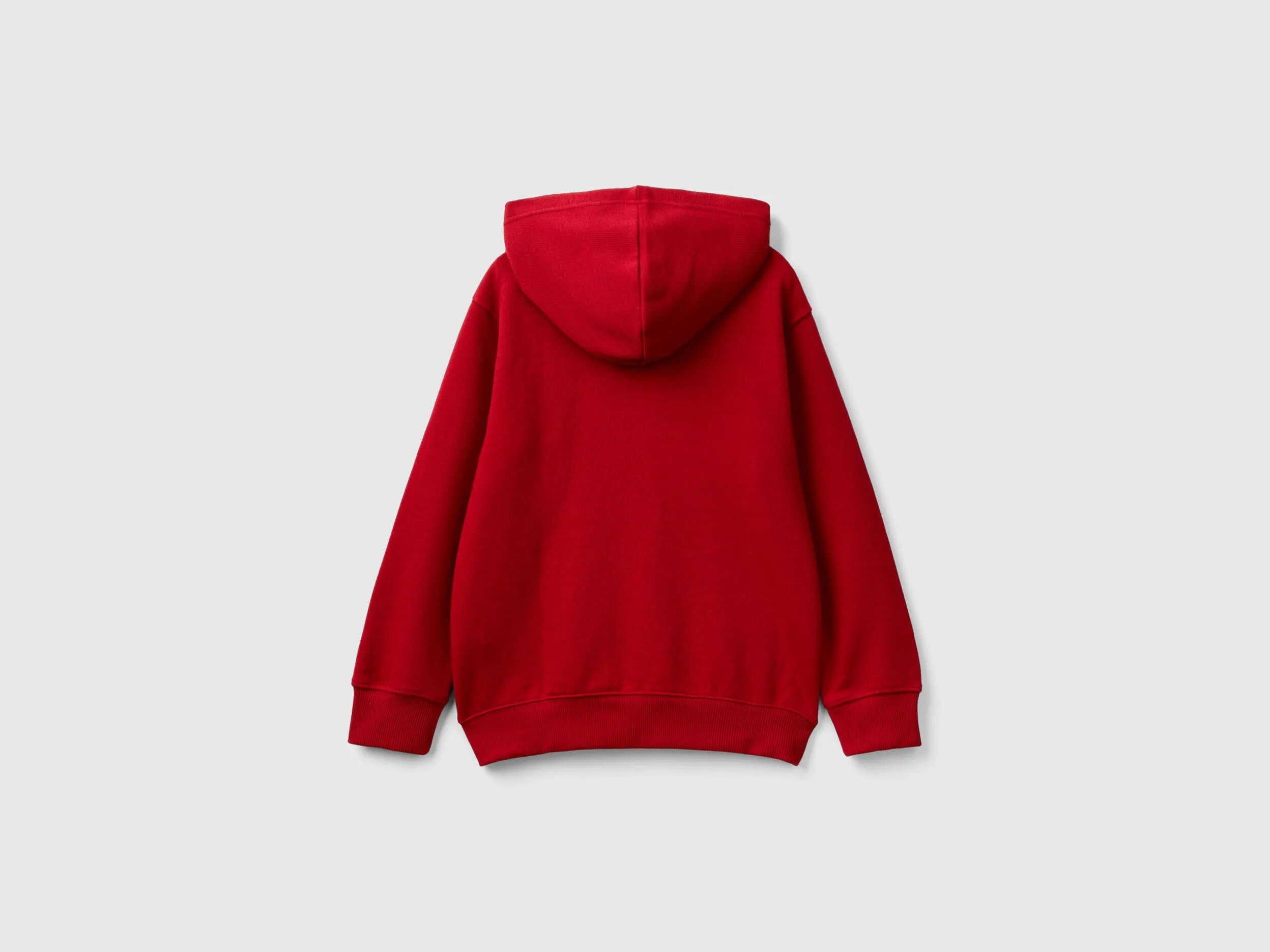 Sudadera con cremallera y bordado de logotipo