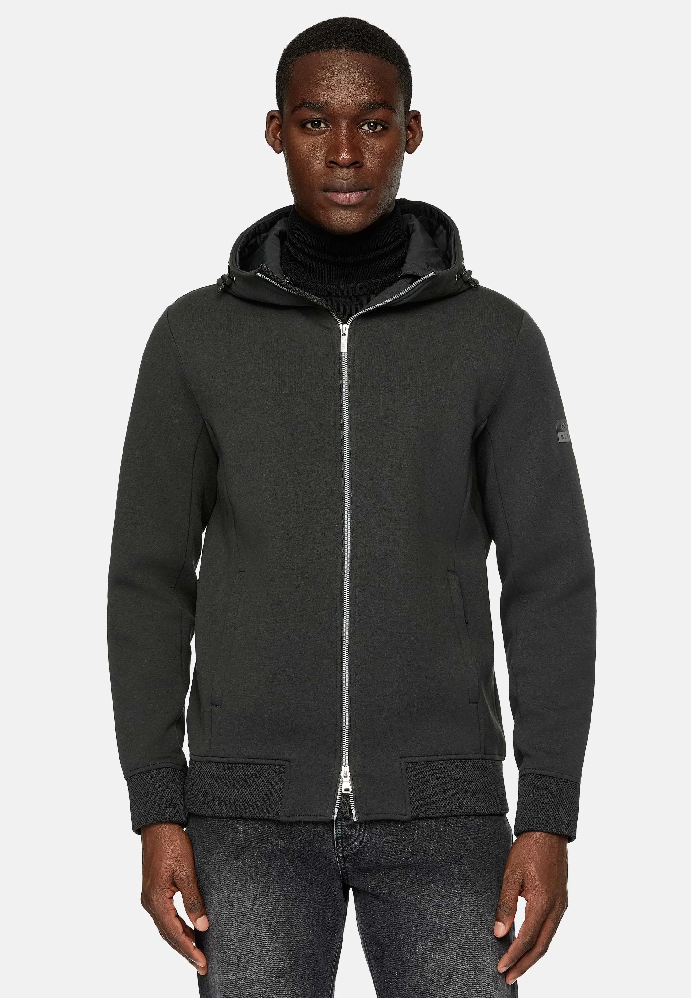 Sudadera Cremallera Capucha Doble De Neopreno