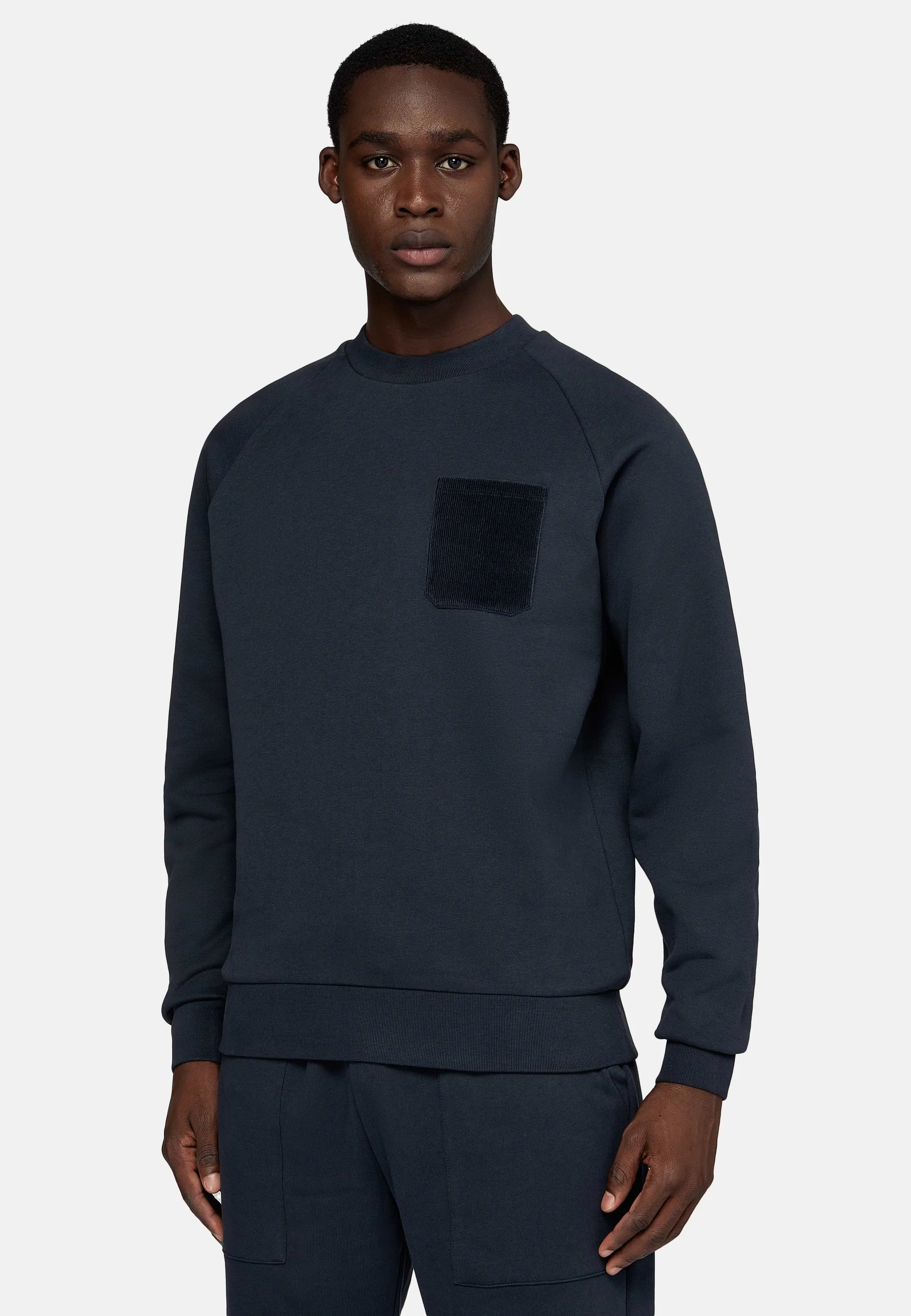 Sudadera Cuello Redondo De Algodón