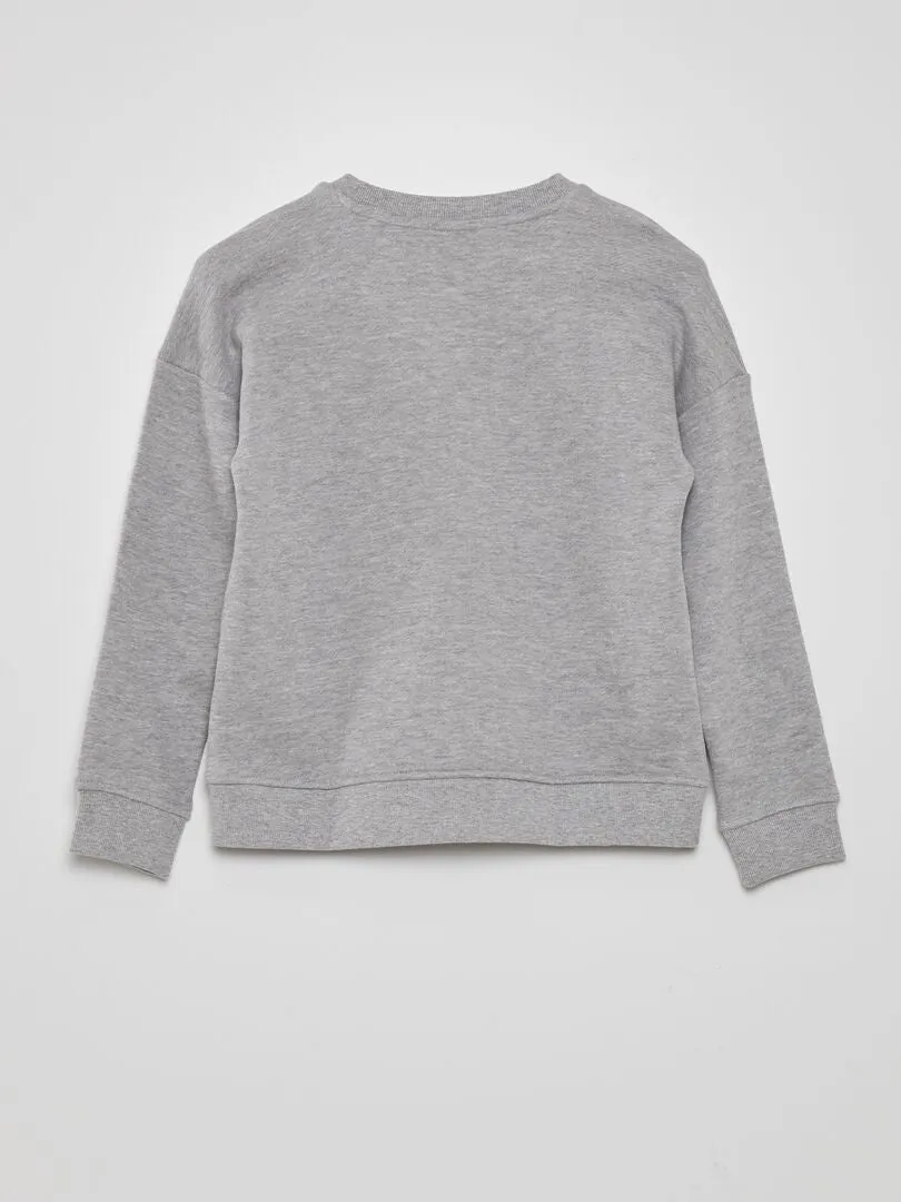 SUDADERA DE CHáNDAL FINA  GRIS