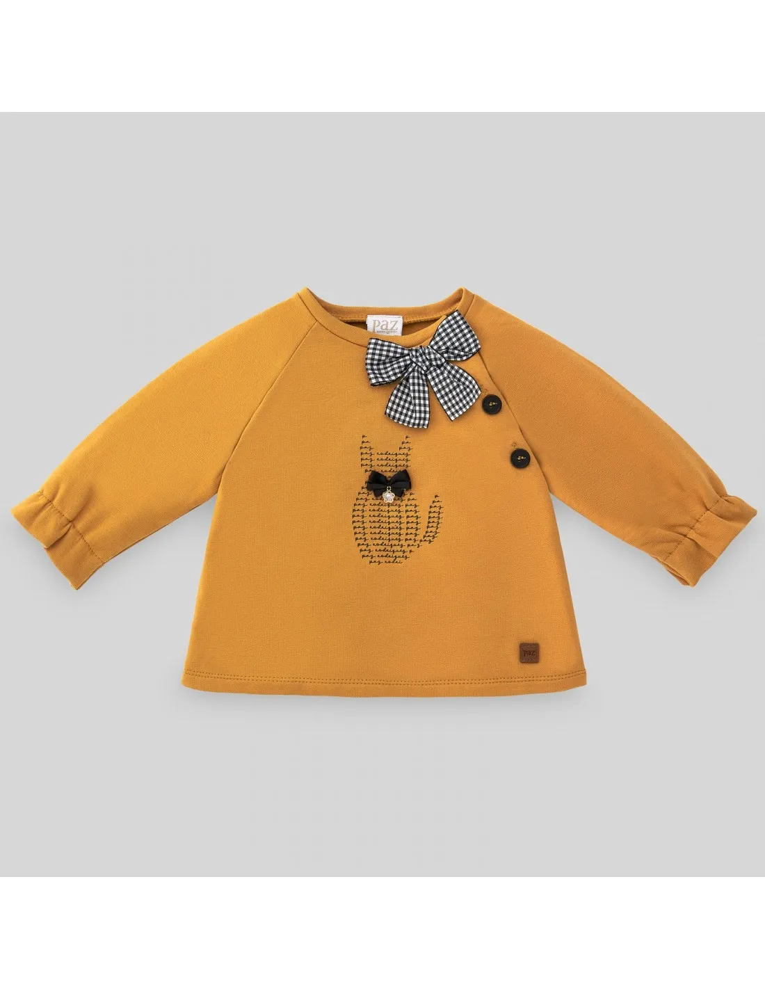 SUDADERA FELPA NIÑA GATOS 190297 PAZ RODRIGUEZ