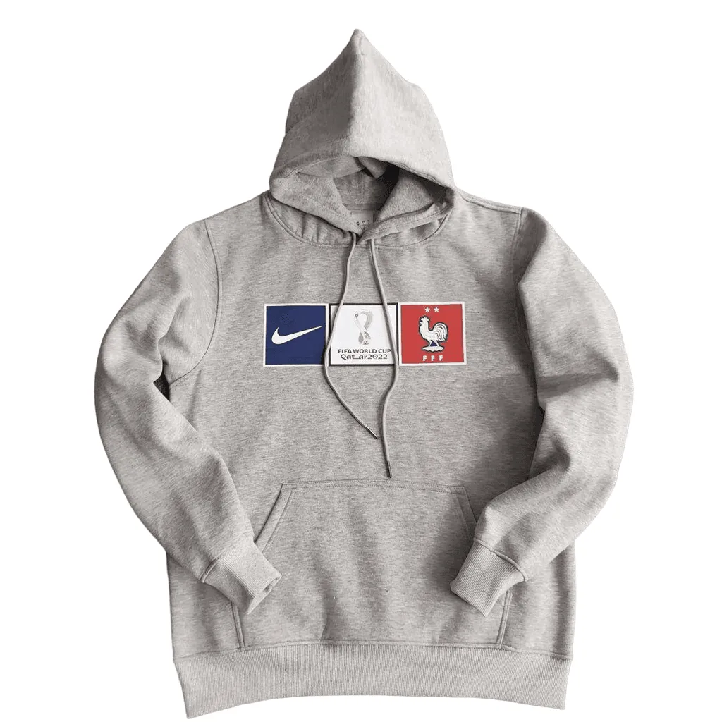 Sudadera Francia 22/23 Gris Qatar – Sudadera Adulto
