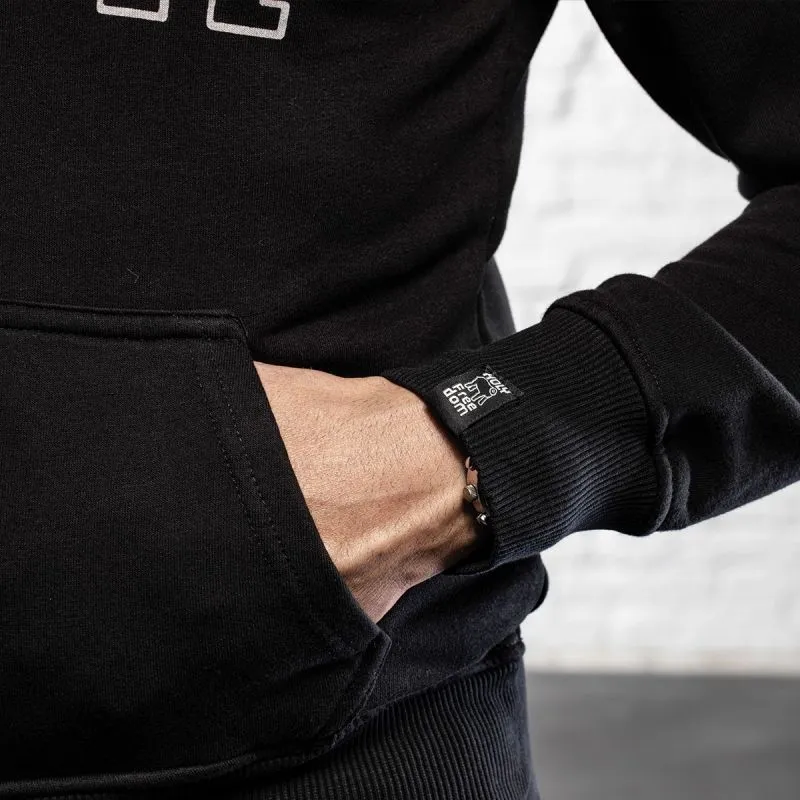 SUDADERA FULLZIP  NEGRO  HOLY FREEDOM