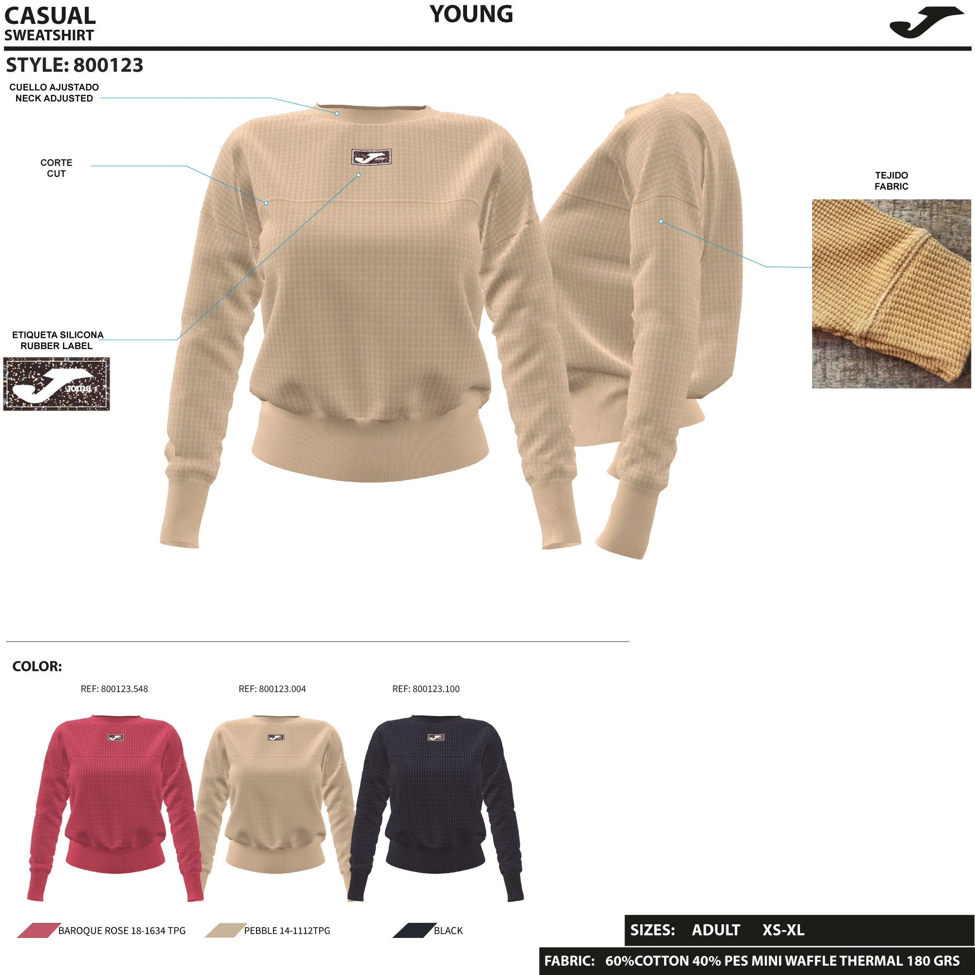 Sudadera mujer Daphne rosa