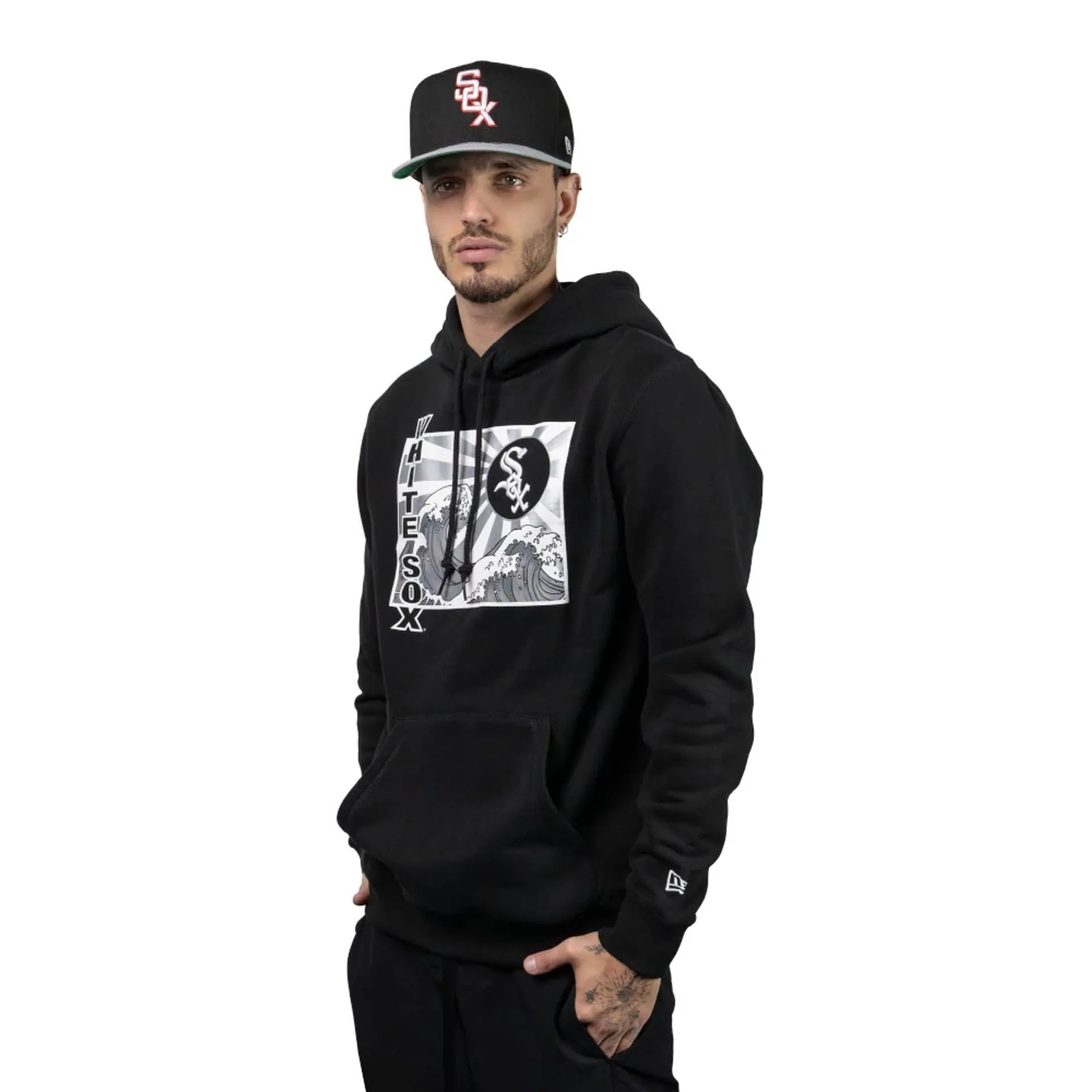 Sudadera New Era Chicago White Sox Tonal Wave