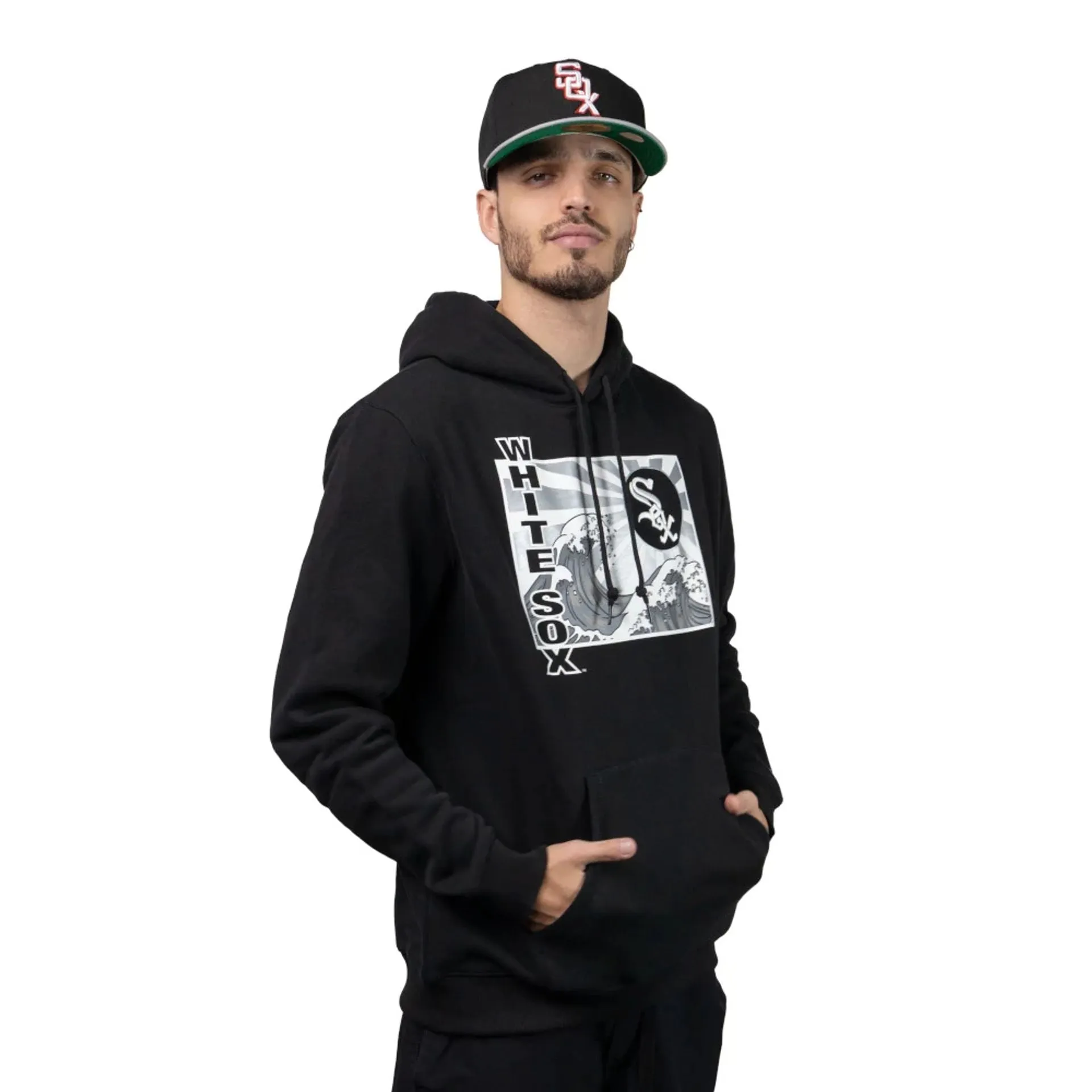 Sudadera New Era Chicago White Sox Tonal Wave