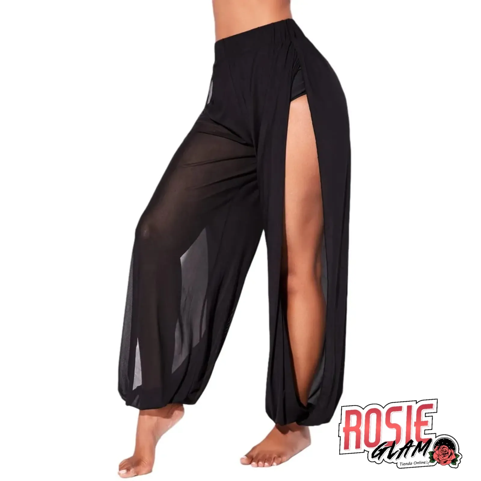 Sudadera Transparencia Black