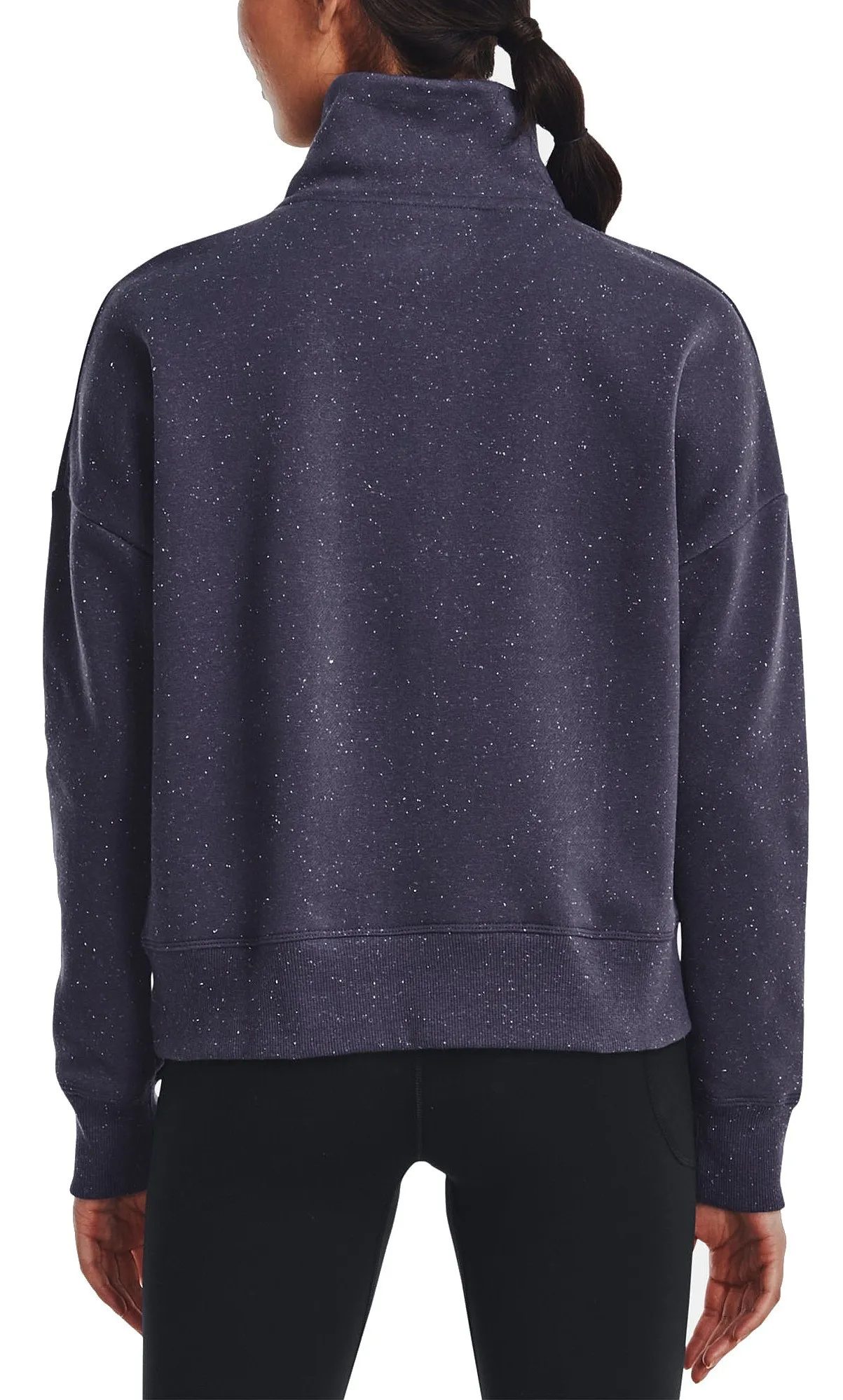 SUDADERA UNDER ARMOUR RIVAL FLEECE  558/TEMPERED STEEL/WHITE  WOMEN´S