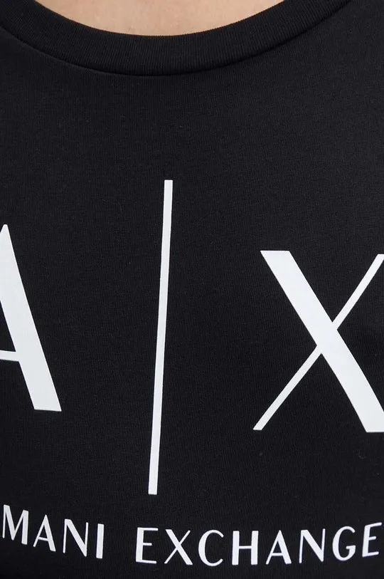 TSHIRT WOMEN BLACK ARMANI EXCHANGE