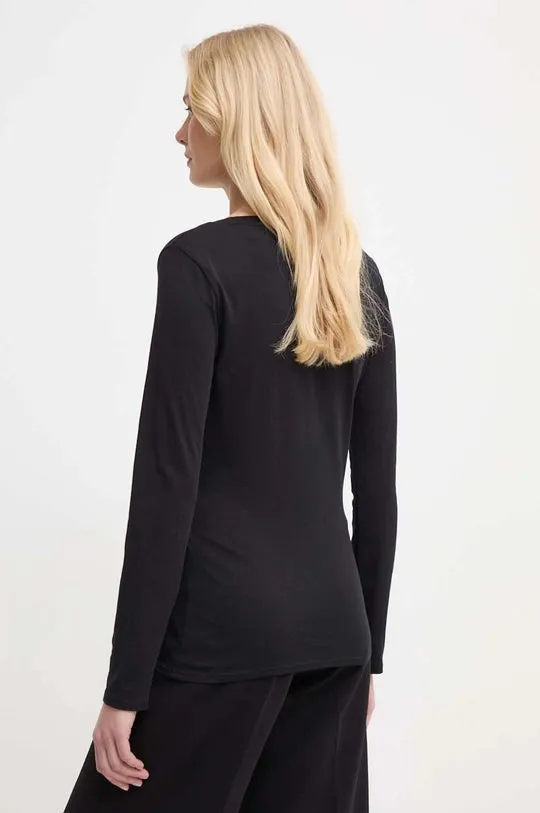 TSHIRT WOMEN BLACK ARMANI EXCHANGE