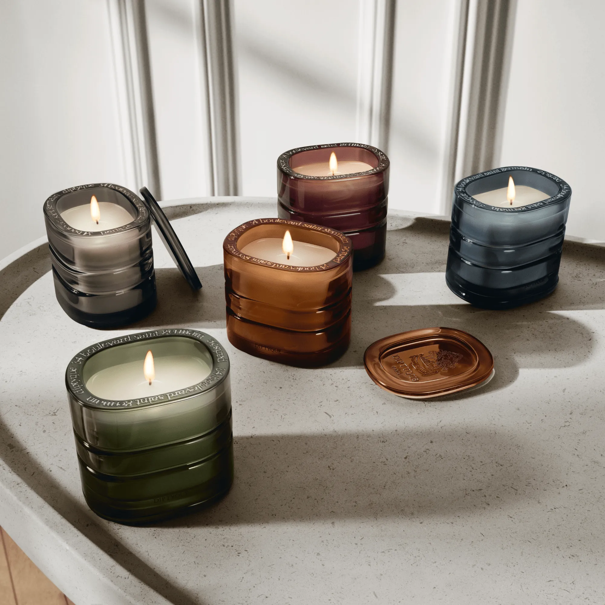 Temple des Mousses Diptyque Vela perfumada recargable