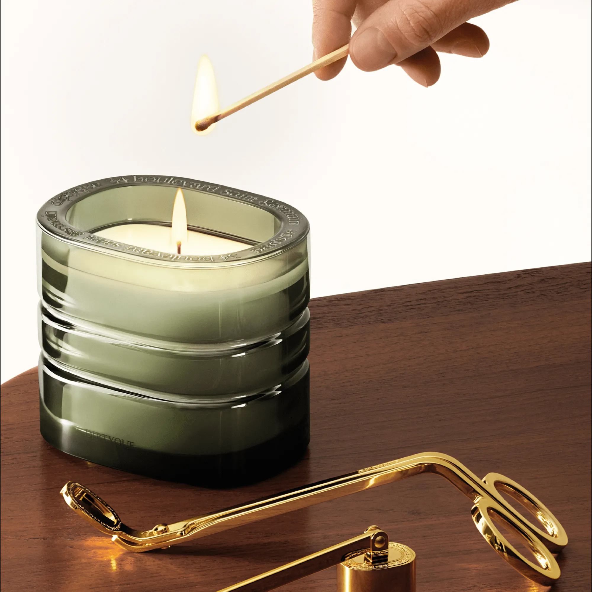 Temple des Mousses Diptyque Vela perfumada recargable