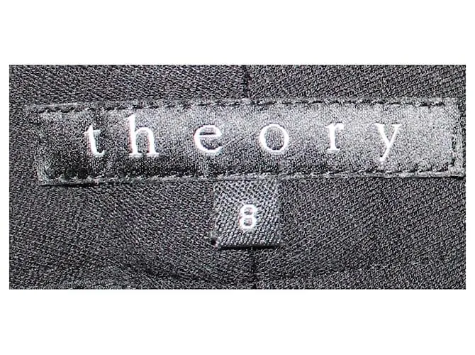 Theory Pantalón Negro Estribo 