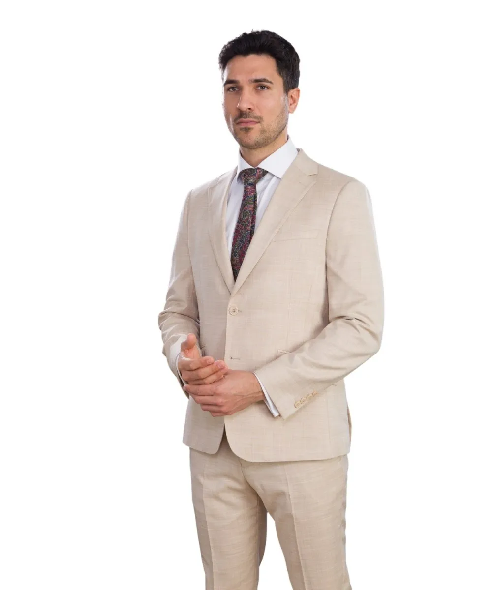 Traje color tostado
