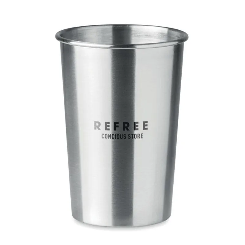 Vaso publicitario de acero inoxidable 350 ml Bongo