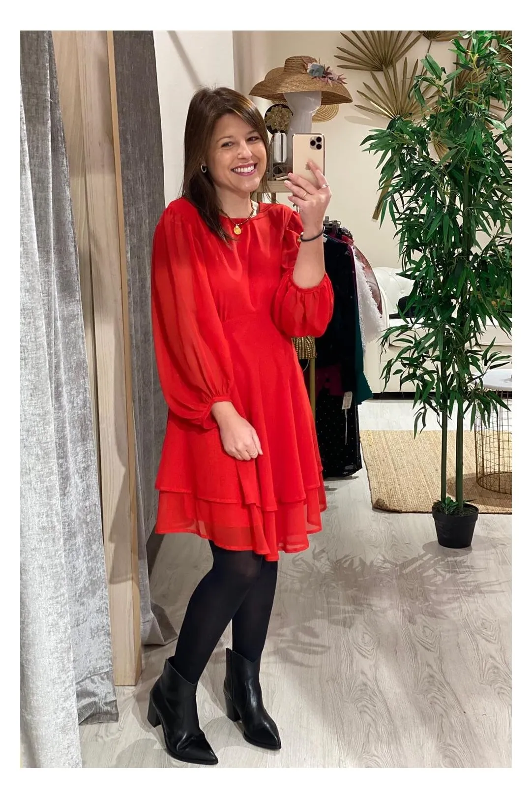 Vestido Lady rojo