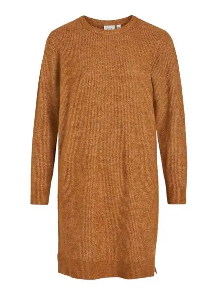 Vestido Vila Vimathilda Marrón para Mujer