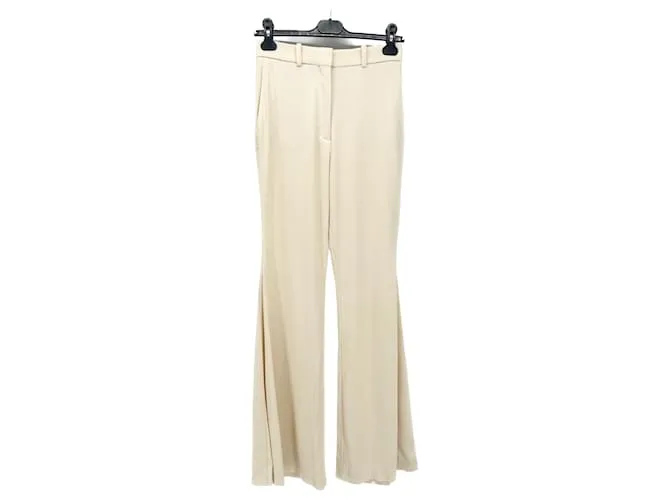 VICTORIA BECKHAM Pantalón T.fr 36 Viscosa Crudo 