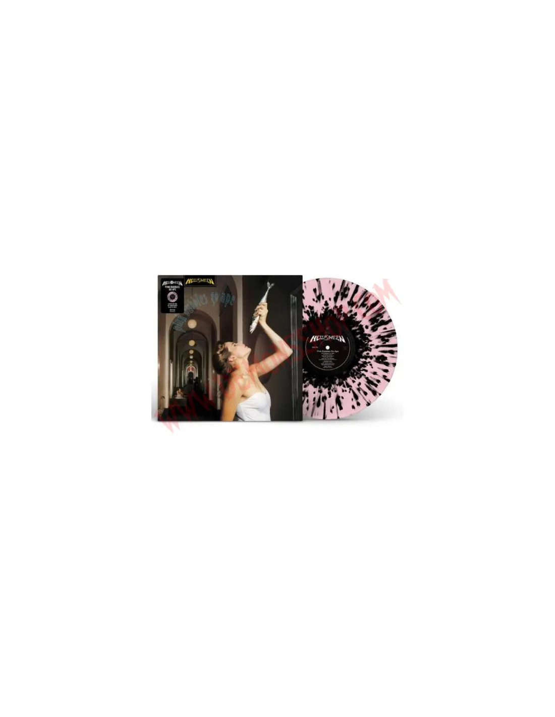 VINILO LP HELLOWEEN  PINK BUBBLES GO APE