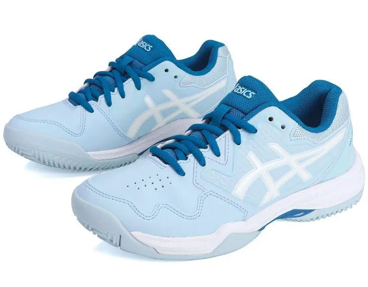 ZAPATILLAS ASICS GELDEDICATE 7 CLAY AZUL CELESTE MUJER
