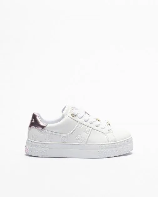 Zapatillas blancas Guess FLJGIEFAL12 Blanco