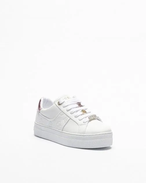 Zapatillas blancas Guess FLJGIEFAL12 Blanco