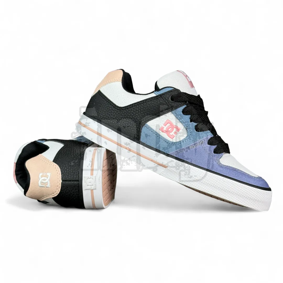 Zapatillas Dc Pure Mujer Negro Azul Rosa Blanco