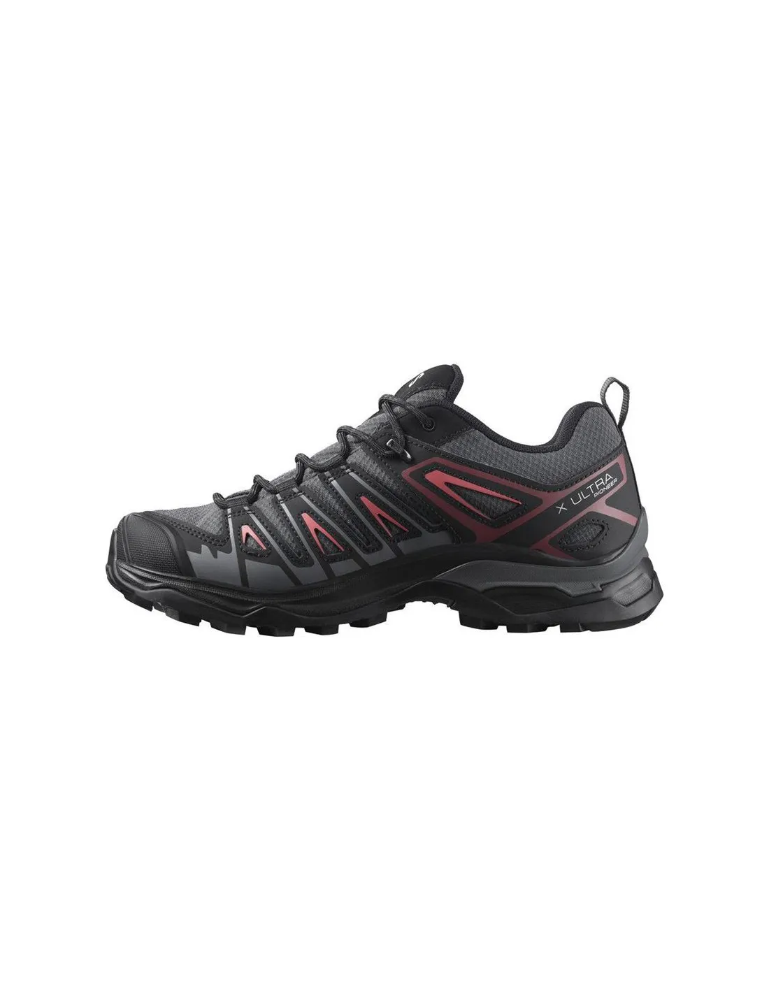 ZAPATILLAS DE MONTAñA SALOMON X ULTRA PIONEER GORETEX GRIS/NEGRO MUJER