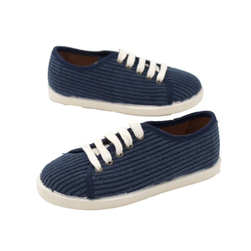 Zapatillas de pana con cordones