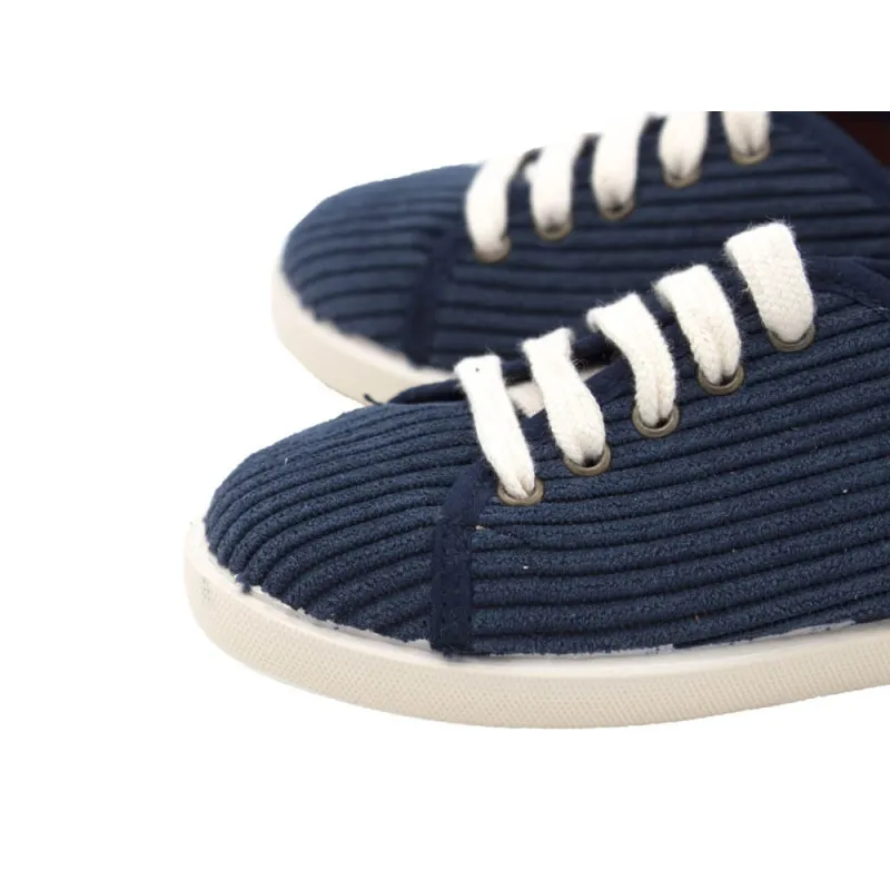 Zapatillas de pana con cordones