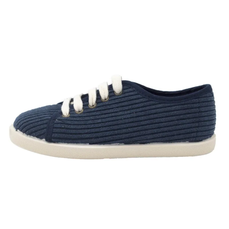 Zapatillas de pana con cordones
