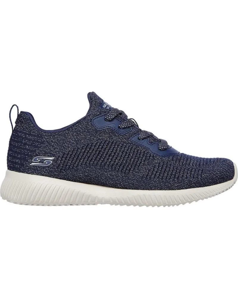 ZAPATILLAS DEPORTE SKECHERS  DE MUJER 117074 BBK BOBS SPORT SQUAD  GHOST STAR DEP  AZUL