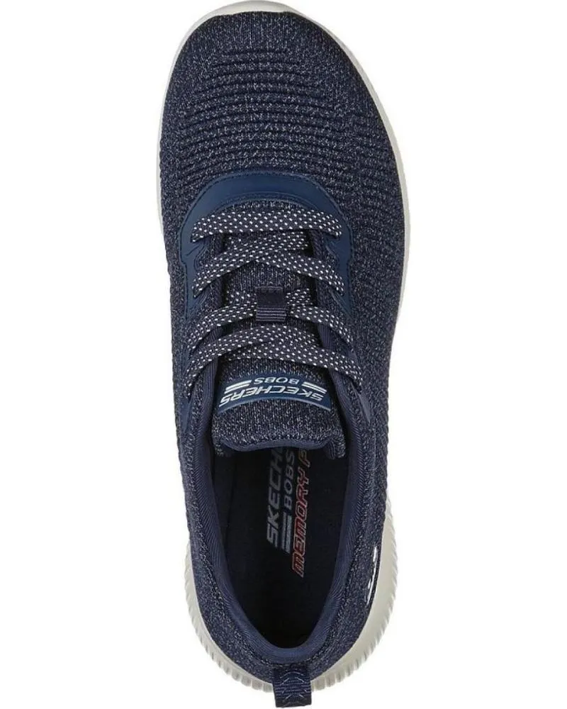 ZAPATILLAS DEPORTE SKECHERS  DE MUJER 117074 BBK BOBS SPORT SQUAD  GHOST STAR DEP  AZUL
