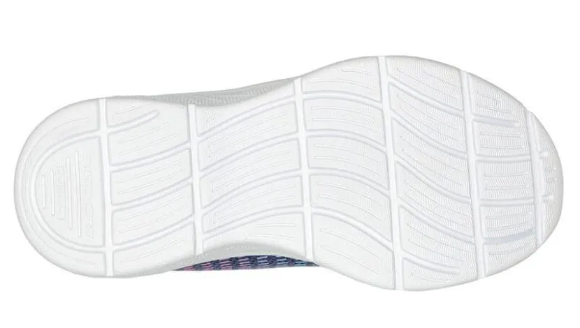 ZAPATILLAS SKECHERS MICROSPECDISCO DREAMING VELCRO AZUL/ROSA