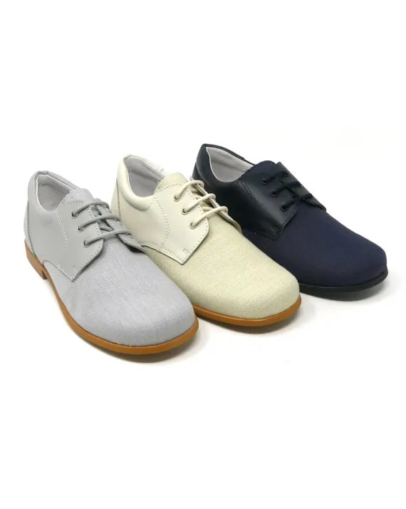 ZAPATO COMUNIÓN NIÑO PIEL CORDONES KILLOS 7135