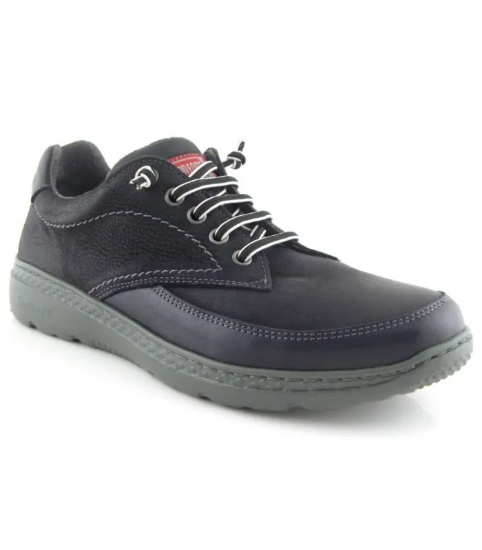 Zapato de cordones color negro