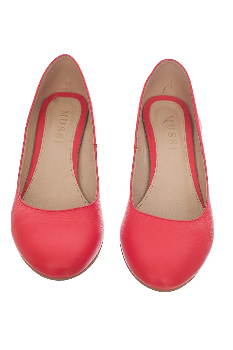 ZAPATOS COLOR ROJO  MUSSI