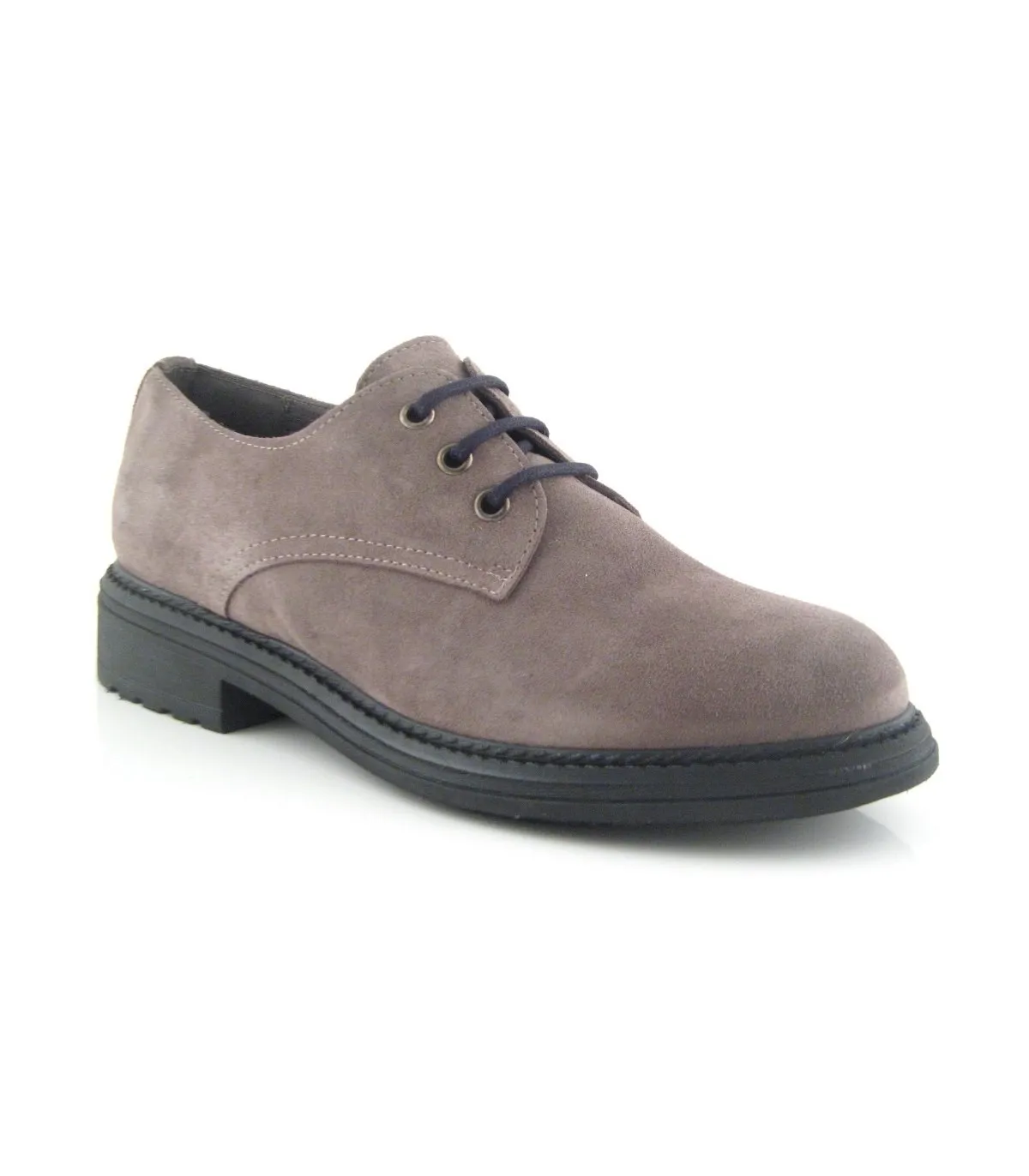 Zapatos de cordones color taupe
