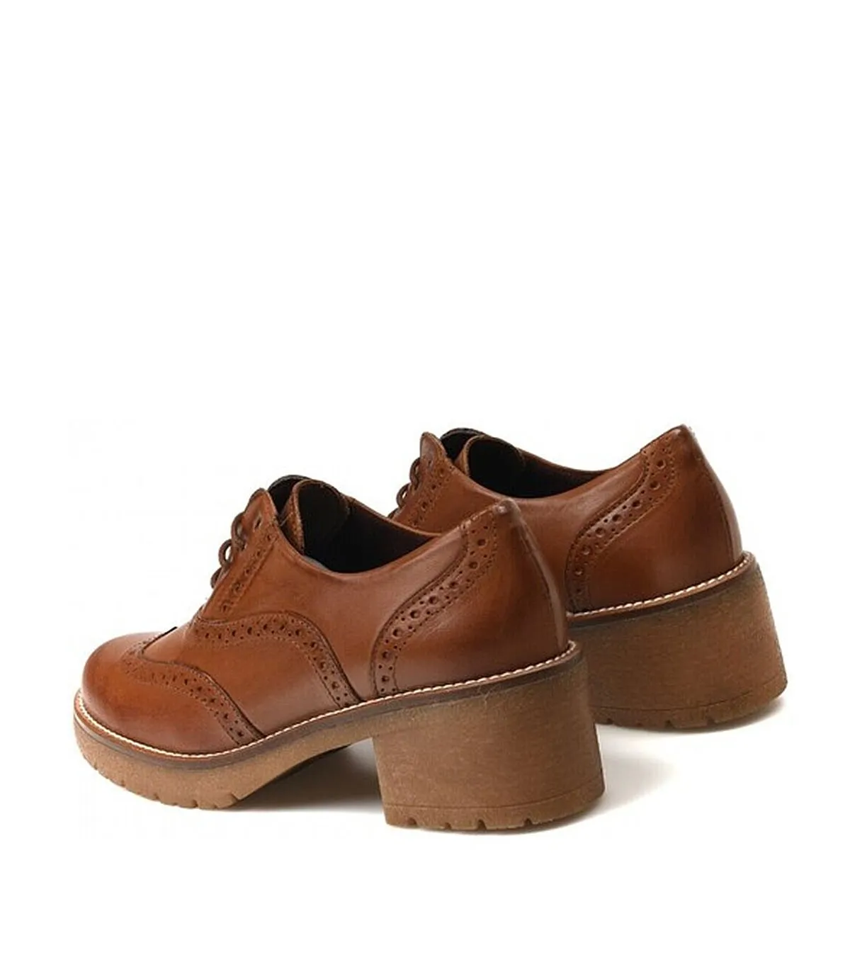 ZAPATOS MUJER CORDONES 2722 CUERO