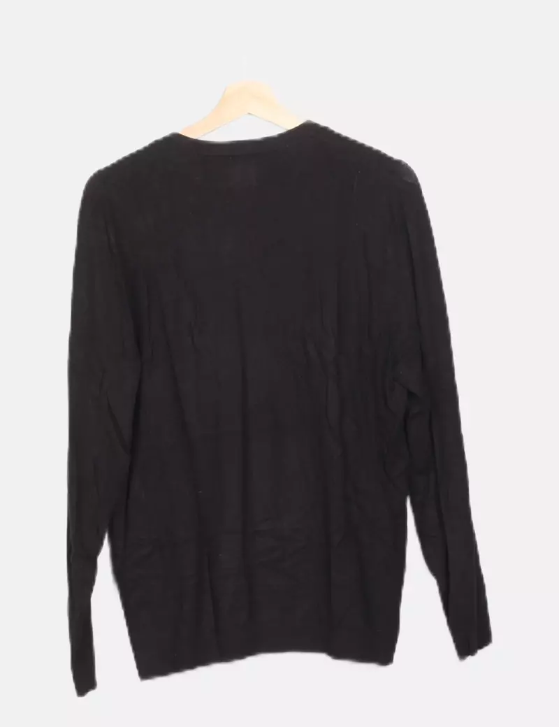 Zara Chaqueta punto negro