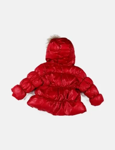 Zara Chaqueta roja acolchada